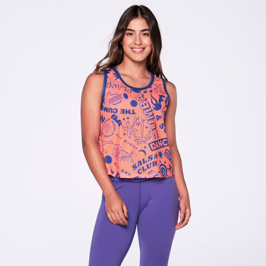 Fun &amp; Sunshine Mesh Tank