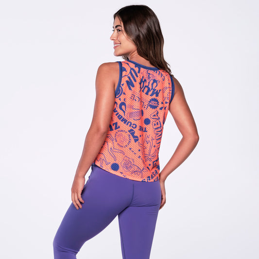 Fun &amp; Sunshine Mesh Tank