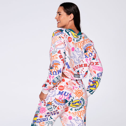 Fun &amp; Sunshine Crop Sweatshirt