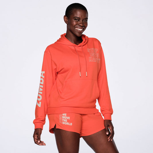 Step Into Happy Pullover Hoodie