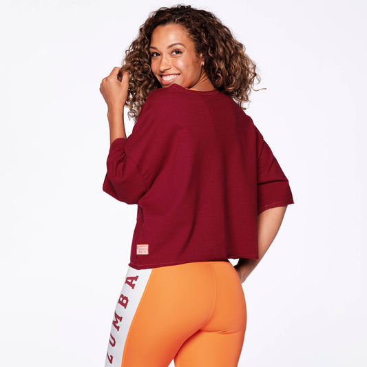 Zumba Moving The World Crop Top