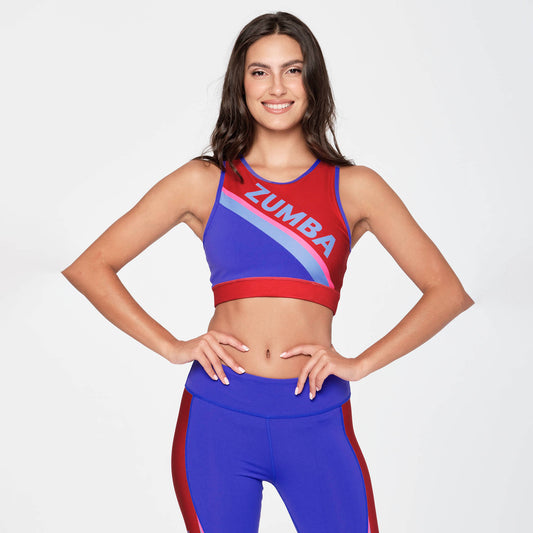 Zumba Happy High Neck Bra
