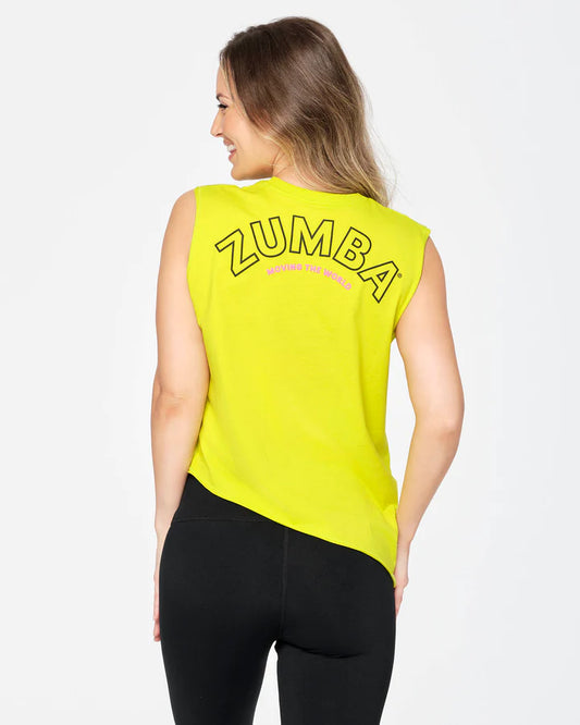 Happy Never Looked Better Asymmetrical Tank