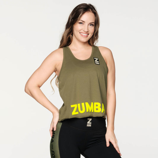 Zumba Forever Loose Crop Tank