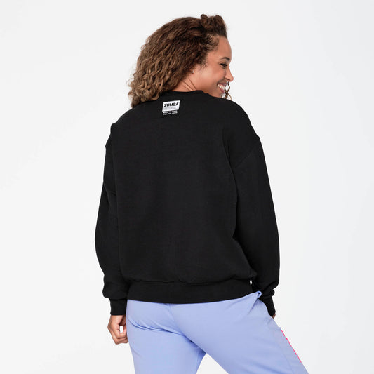 Happy Never Looked Better Oversized Sweatshirt