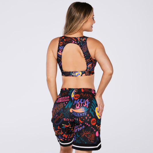 Club Zumba Open Back Bra