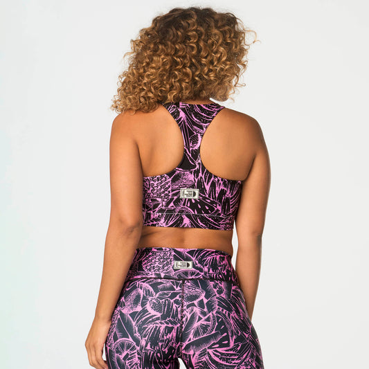 Zumba Tropics Zip Front Bra