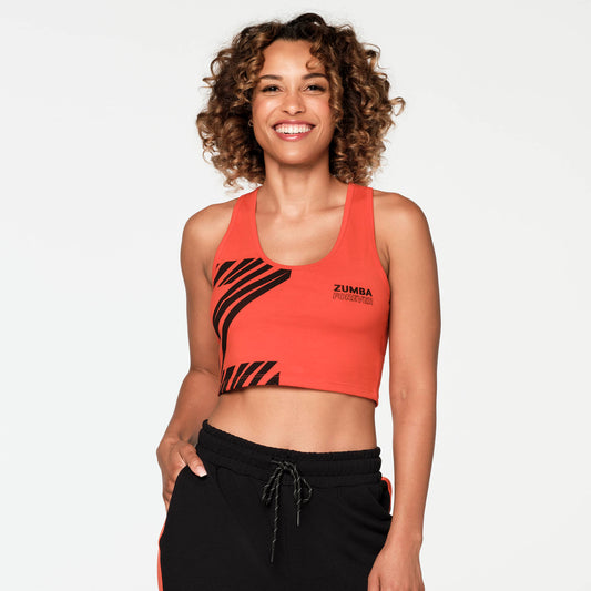Zumba Happy Crop Racerback