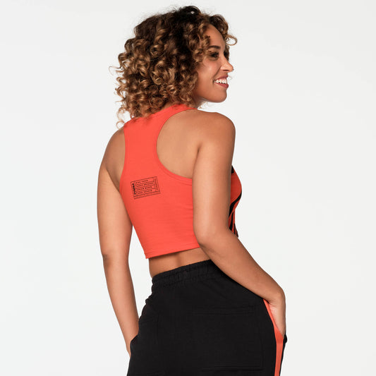Zumba Happy Crop Racerback