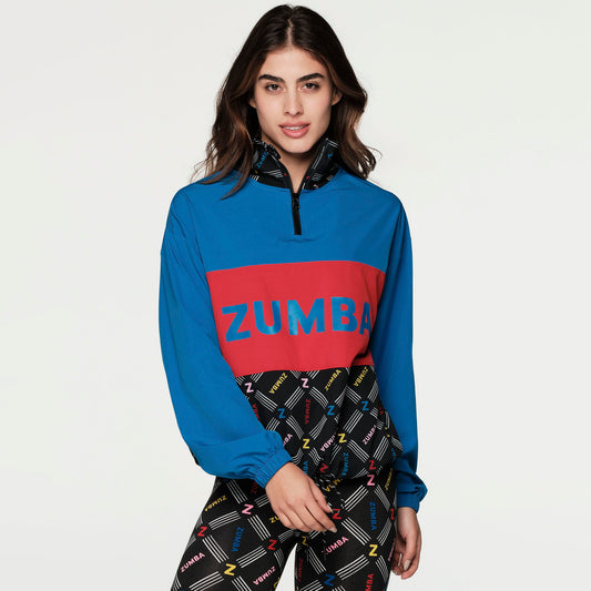 Sport Mode Oversized Pullover Jacket