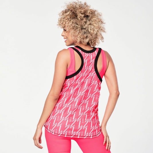 Zumba Prep Basketball Tank - Bold Black