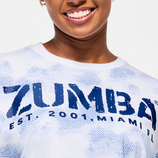 Blue Jean Oversized Boxy Crop Top