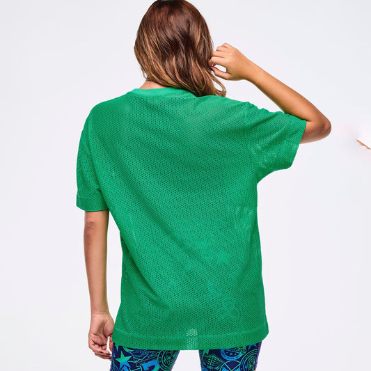 Zumba Libre Boxy Mesh Top