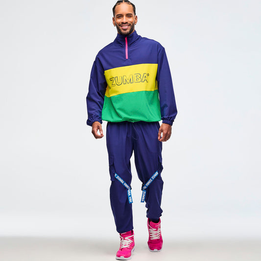 Sizzlin' Half-Zip Oversized Pullover Jacket