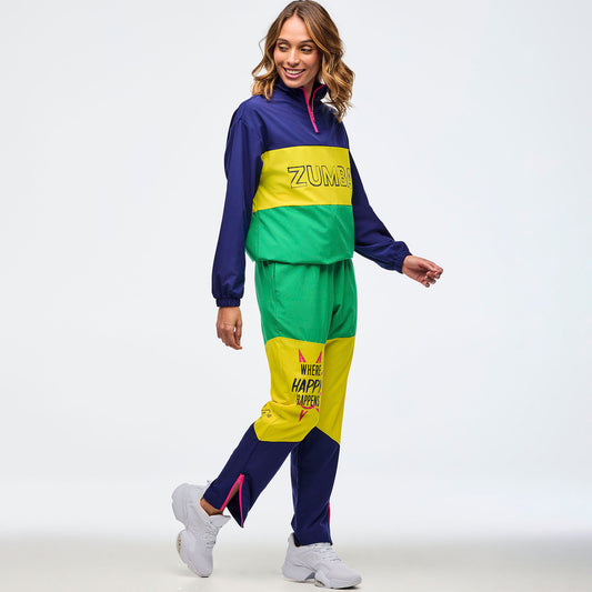 Sizzlin' Half-Zip Oversized Pullover Jacket