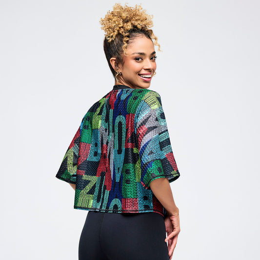 Latin Movement Boxy Dolman Crop Top