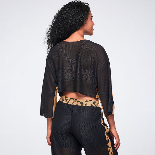 Wildbeat Mesh Dolman Top
