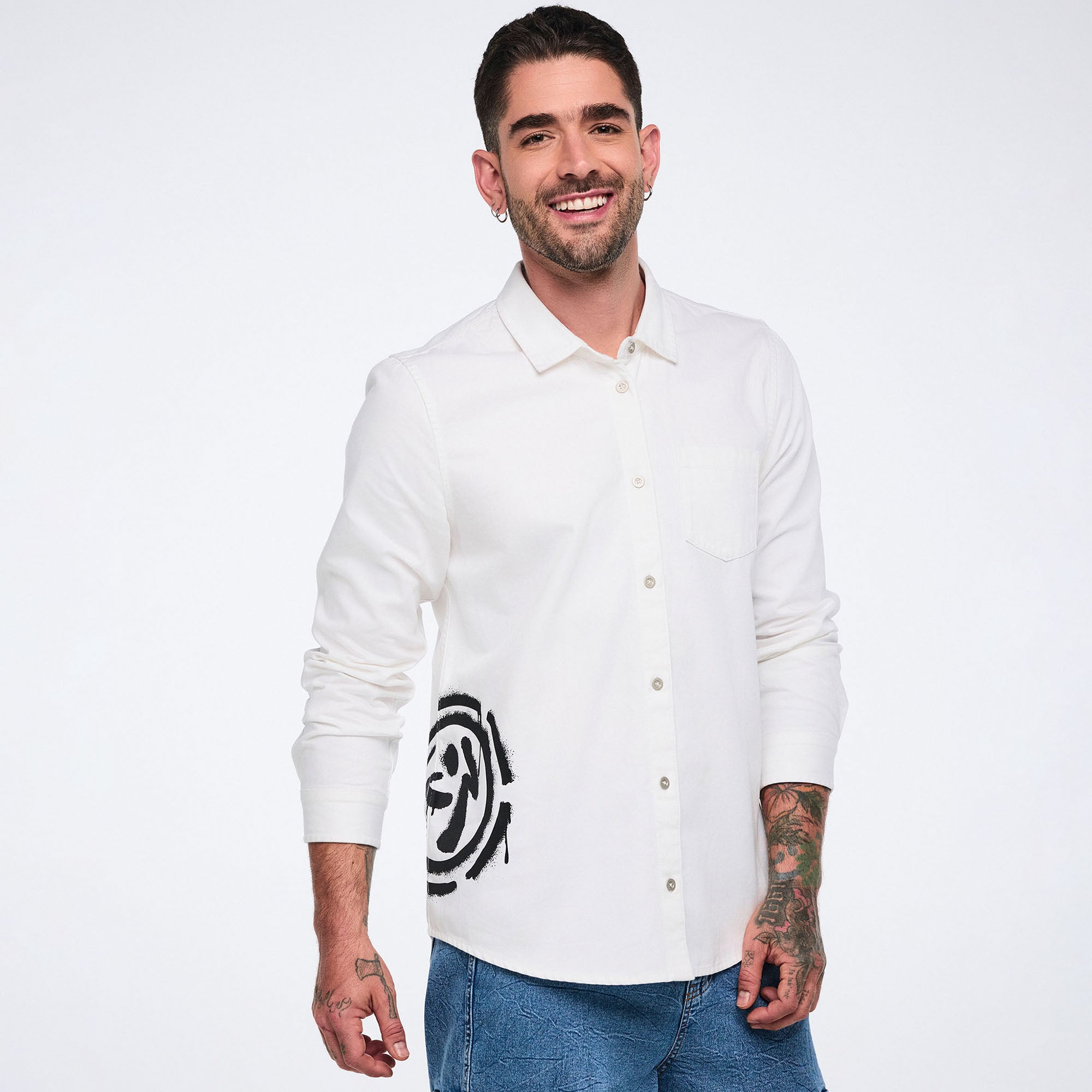 The Colors Long Sleeve Button Down – Zumba Factory