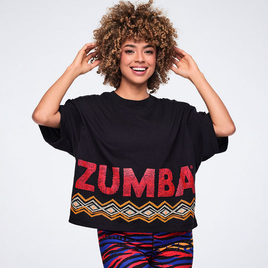 Wildbeat Oversized Boxy Crop Top