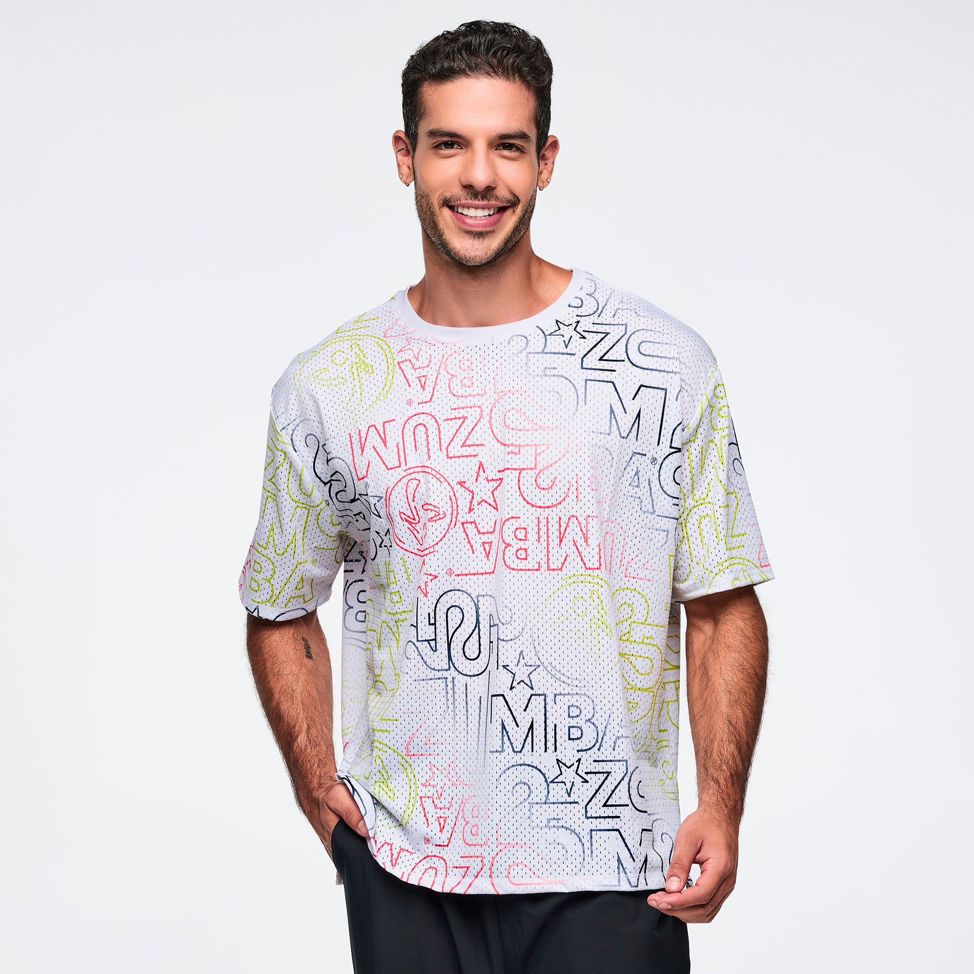 Zumba 25 Boxy Mesh Top – Zumba Factory
