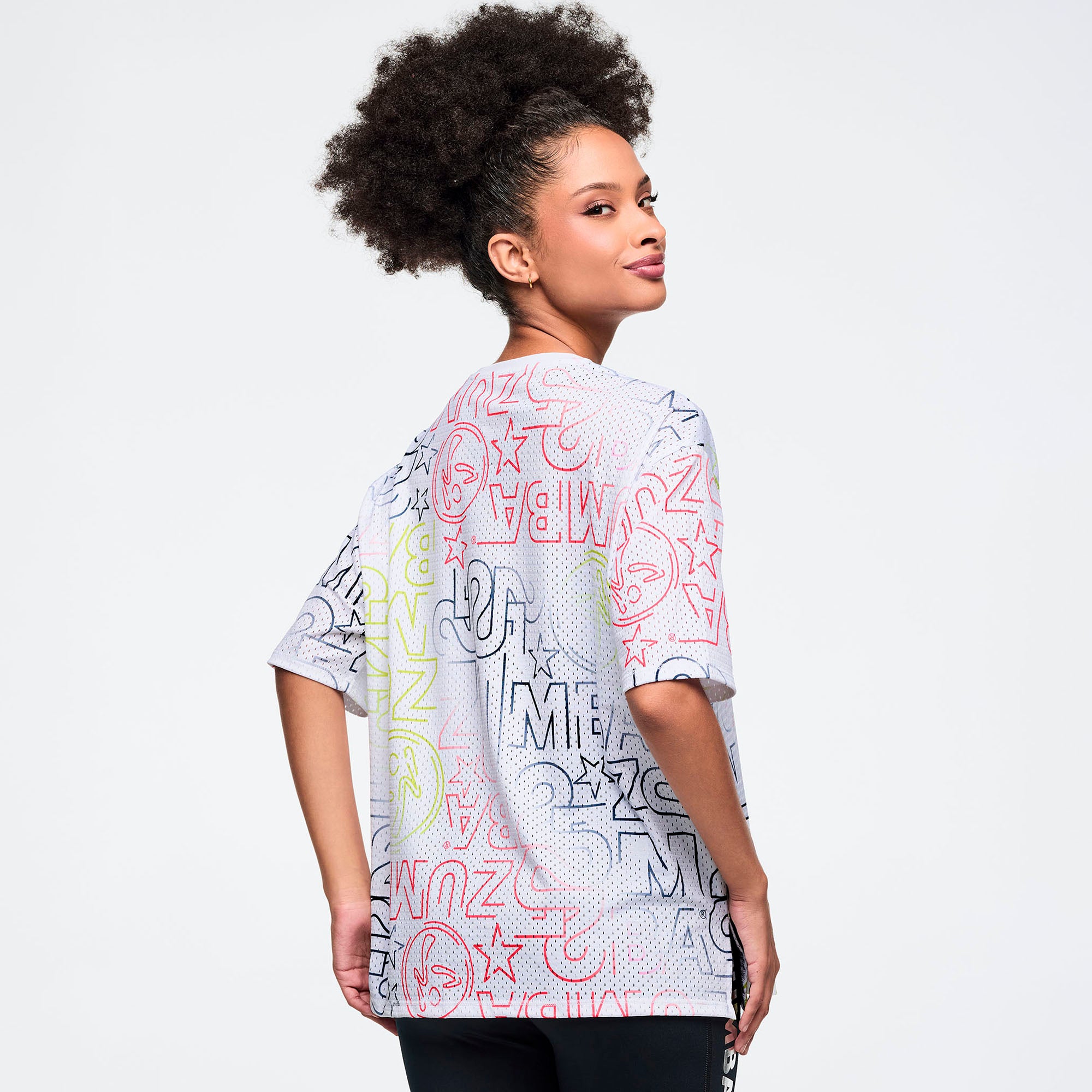 Zumba 25 Boxy Mesh Top – Zumba Factory