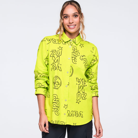 Zumba 25 Button Down