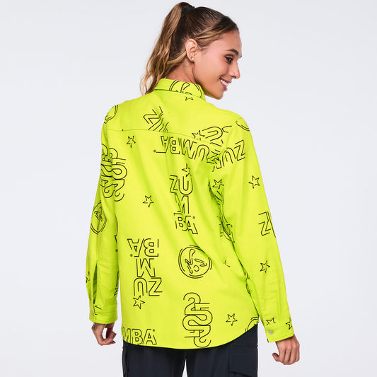 Zumba 25 Button Down