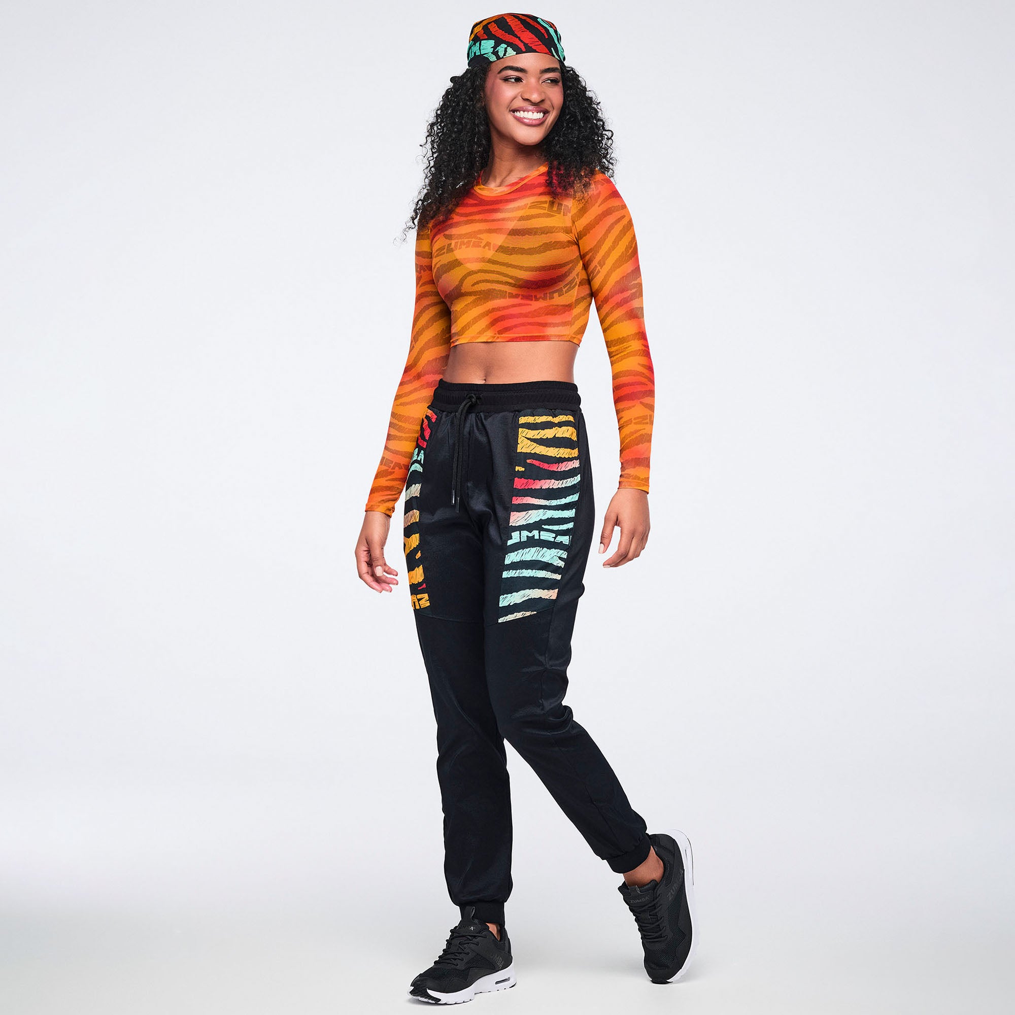 Wildbeat Long Sleeve Mesh Crop Top – Zumba Factory