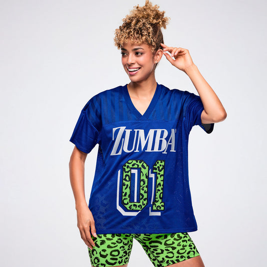 Dale-Z Mesh Top With Yoke - Surfs Up Blue