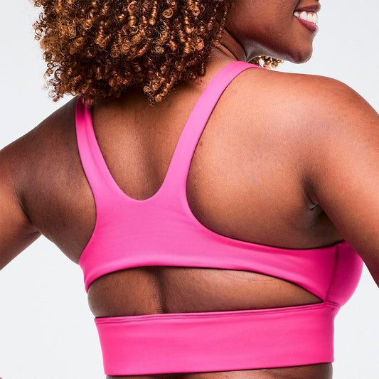 Color Spree Z-Lift Racerback Scoop Neck Bra
