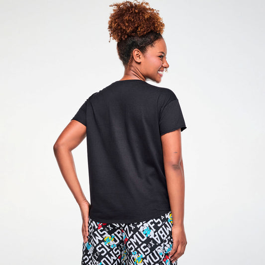 Zumba X The Smurfs Top With Round Hem