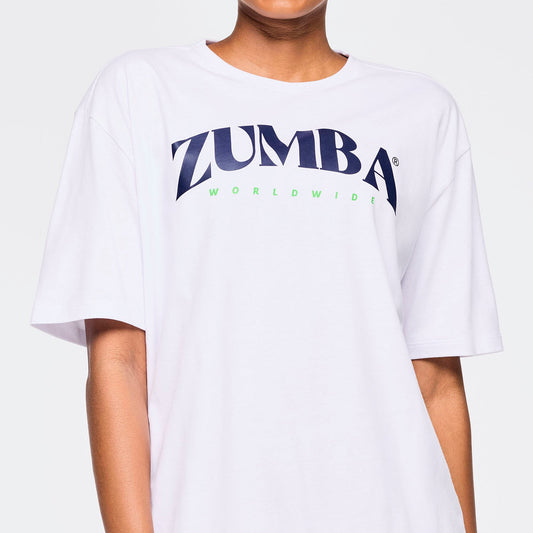 Zumba Out Loud Men's Crew Neck Tee With Double Layered Hem