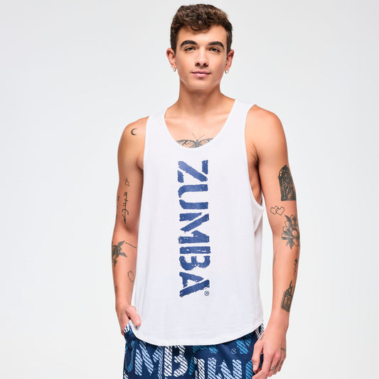Blue Jean Men's Open Neck Tank