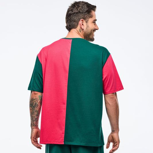 Zumba Holiday Men's Oversized Crew Neck Tee