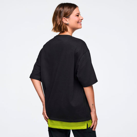 Zumba 25 Men's Tee With Double Layered Hem