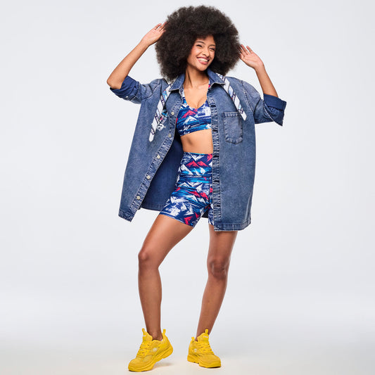 Apres Zumba Button-Up Shacket