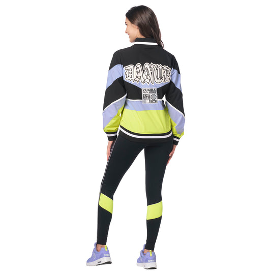 Zumba Dance Zip-Up Track Jacket