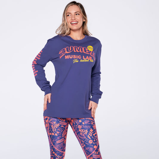 Zumba Music Lab Long Sleeve Tee