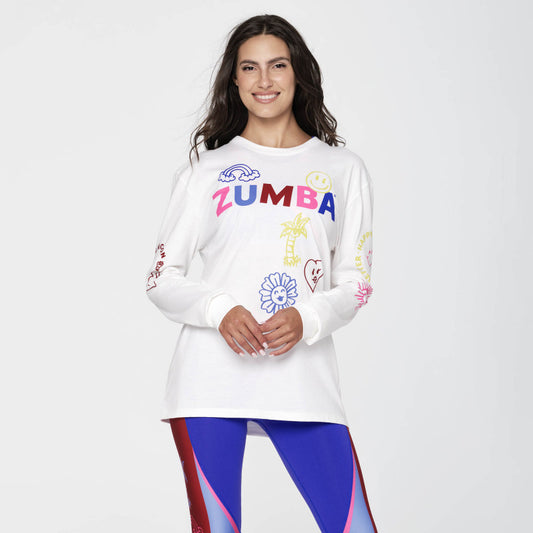 Zumba Happy Long Sleeve Tee