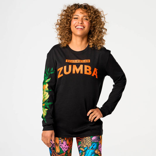 Destination Zumba Long Sleeve Tee