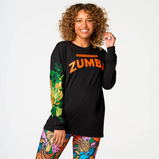 Destination Zumba Long Sleeve Tee
