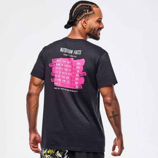 Sizzlin' Crew Neck Tee - Bold Black