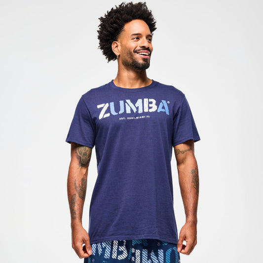 Blue Jean Crew Neck Tee - Indigo