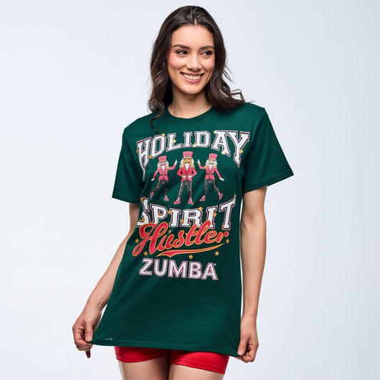Zumba Holiday Unisex Crew Neck Tee - Teal
