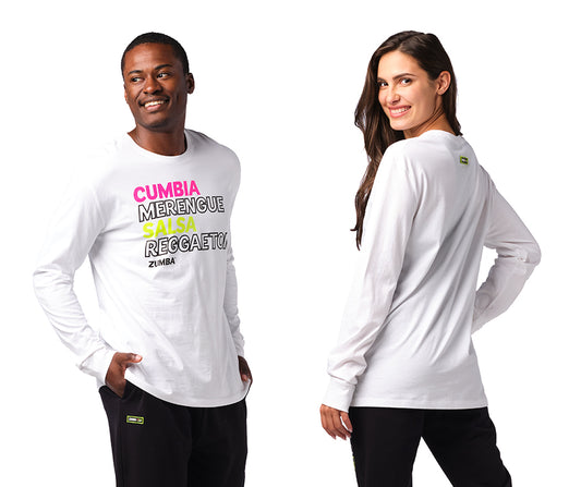 Zumba Happy Long Sleeve Top