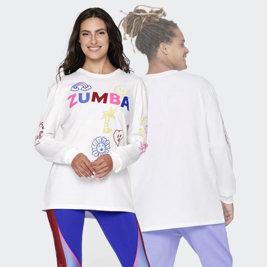 Zumba Happy Long Sleeve Tee